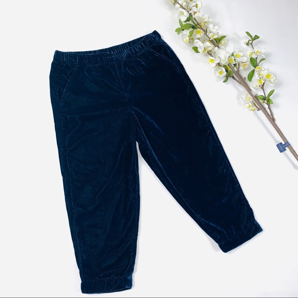Gymboree girls blue velvet pants winter pants NWT